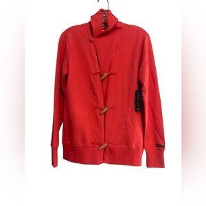 US Polo Assn. Jacket Toggle Button Persimmon Color NWT Size Medium